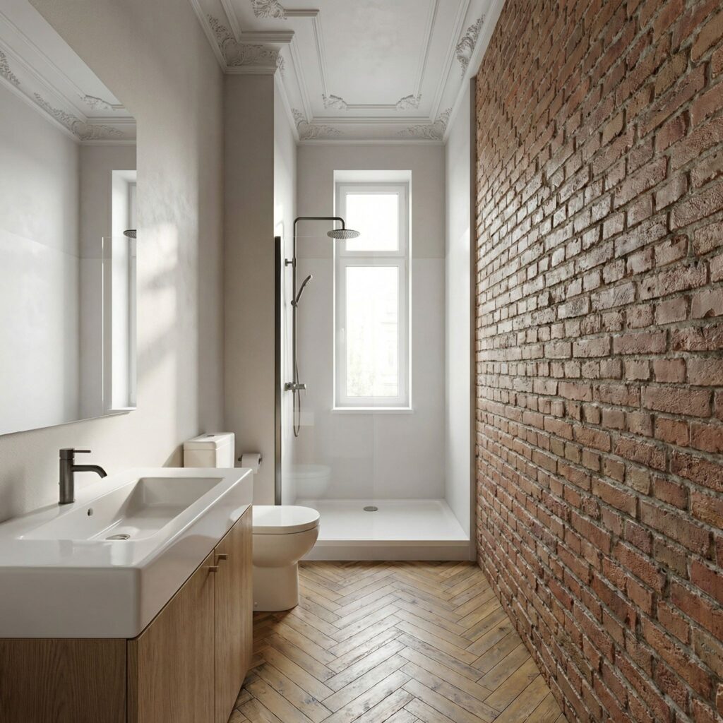 łazienka w kamienicy