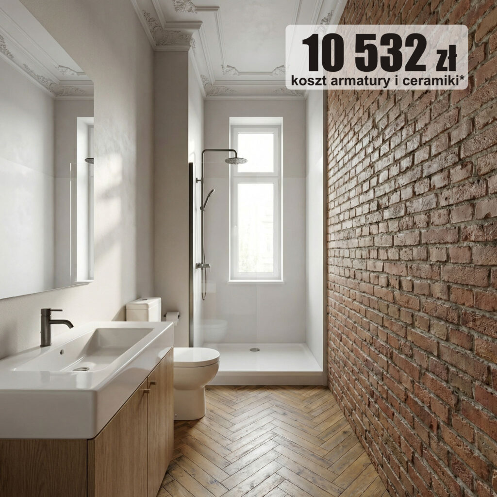 łazienka w kamienicy 